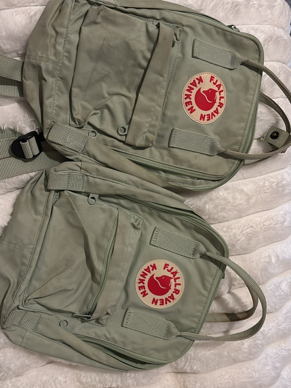 Kipling Small Backpack in Pale Green